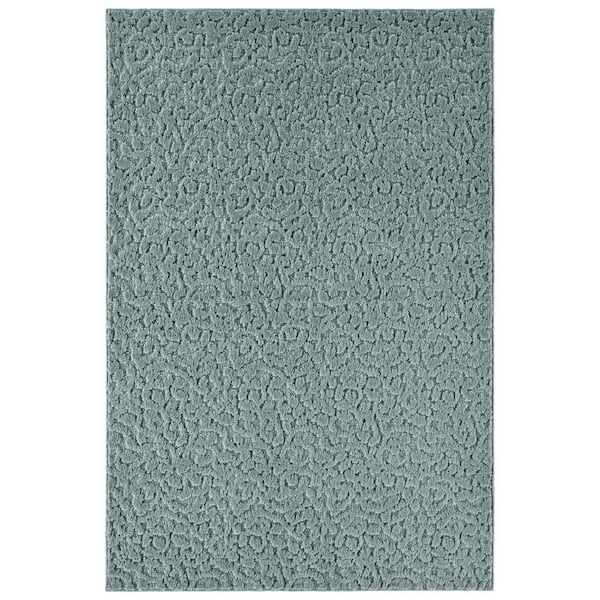 Garland Rug Ivy Sea Foam 4 ft. x 6 ft. Floral Area Rug