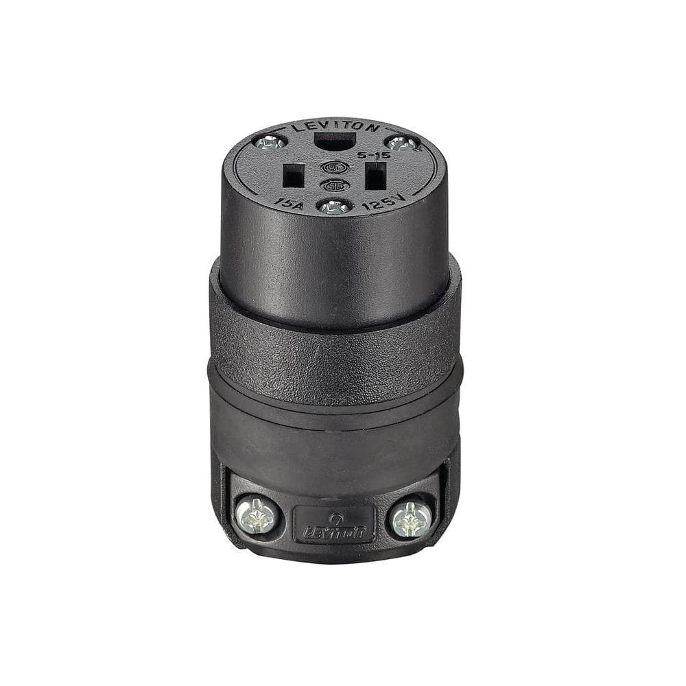 15 Amp 2-Pole Straight Blade Grounding Connector, Black 515CR-R price history on PriceWatchPro