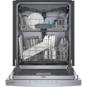 300 Series 24 in. Stainless Steel Top Control Tall Tub Scoop Handle Dishwasher w/ Stainless Steel Tub, 3rd Rack, 46 dBA