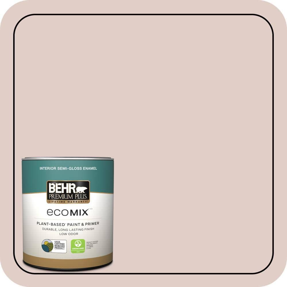 1 qt. #700A-2 Chenille Semi-Gloss Enamel EcoMix Plant-Based Interior Paint & Primer price history on PriceWatchPro