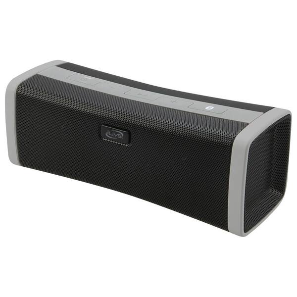 iLive Portable Bluetooth Speaker with Rechargeable Battery, Black