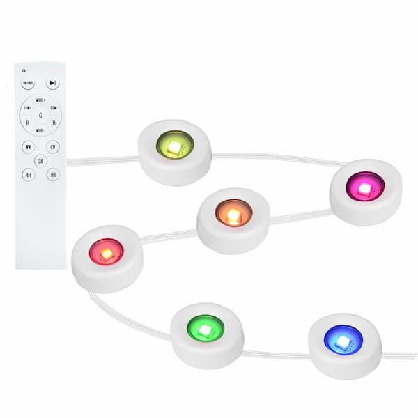 WYZM 108-Light Indoor/Outdoor 150 ft.Plug-in Integrated LED Muti-Color Changing Novelty Permanent LED String Light