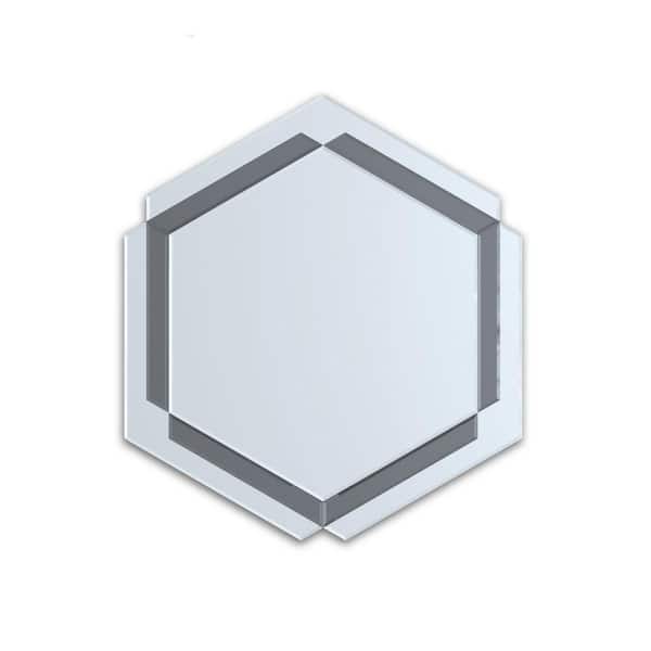 Unbranded 28 in. W x 31.5 in. H Wall-Mounted Silver Decorative Round Wall Mirror for Home, Living Room, Bedroom, Entryway