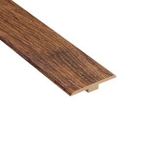 Palace Oak Dark 1/4 in. Thick x 1-7/16 in. Wide x 94 in. Length Laminate T-Molding