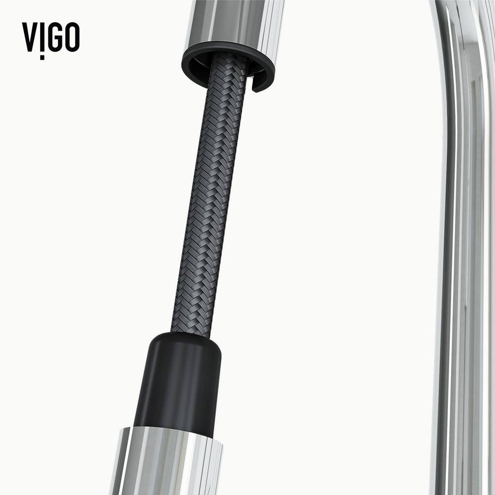 Greenwich Chrome Touchless Pull-Down Kitchen Faucet with Spray