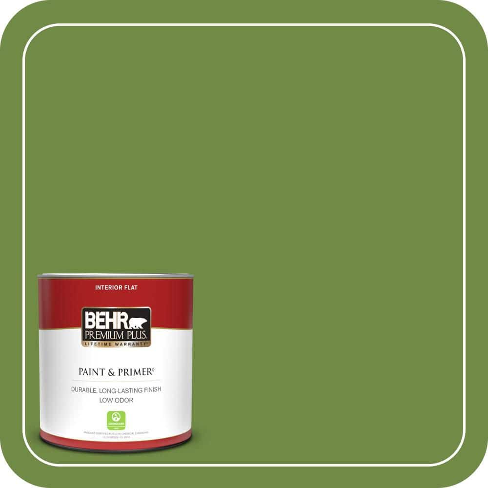 1 qt. #S-H-420 Shamrock Flat Low Odor Interior Paint & Primer price history on PriceWatchPro