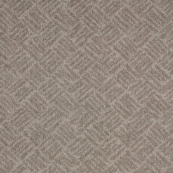 Lifeproof with Petproof Technology Embers Aloft Gravel Road Gray 39 oz. Triexta Pattern Installed Carpet