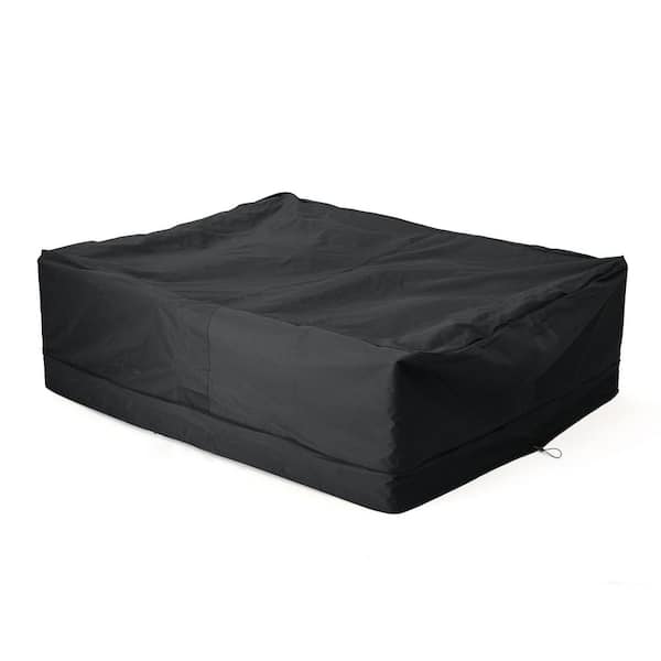 Gray Rectangle Patio Outdoor Chat Set Cover
