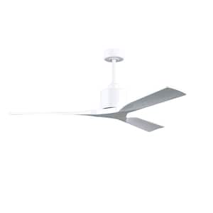 Nan 60 in. Indoor Matte White Ceiling Fan with Remote Included