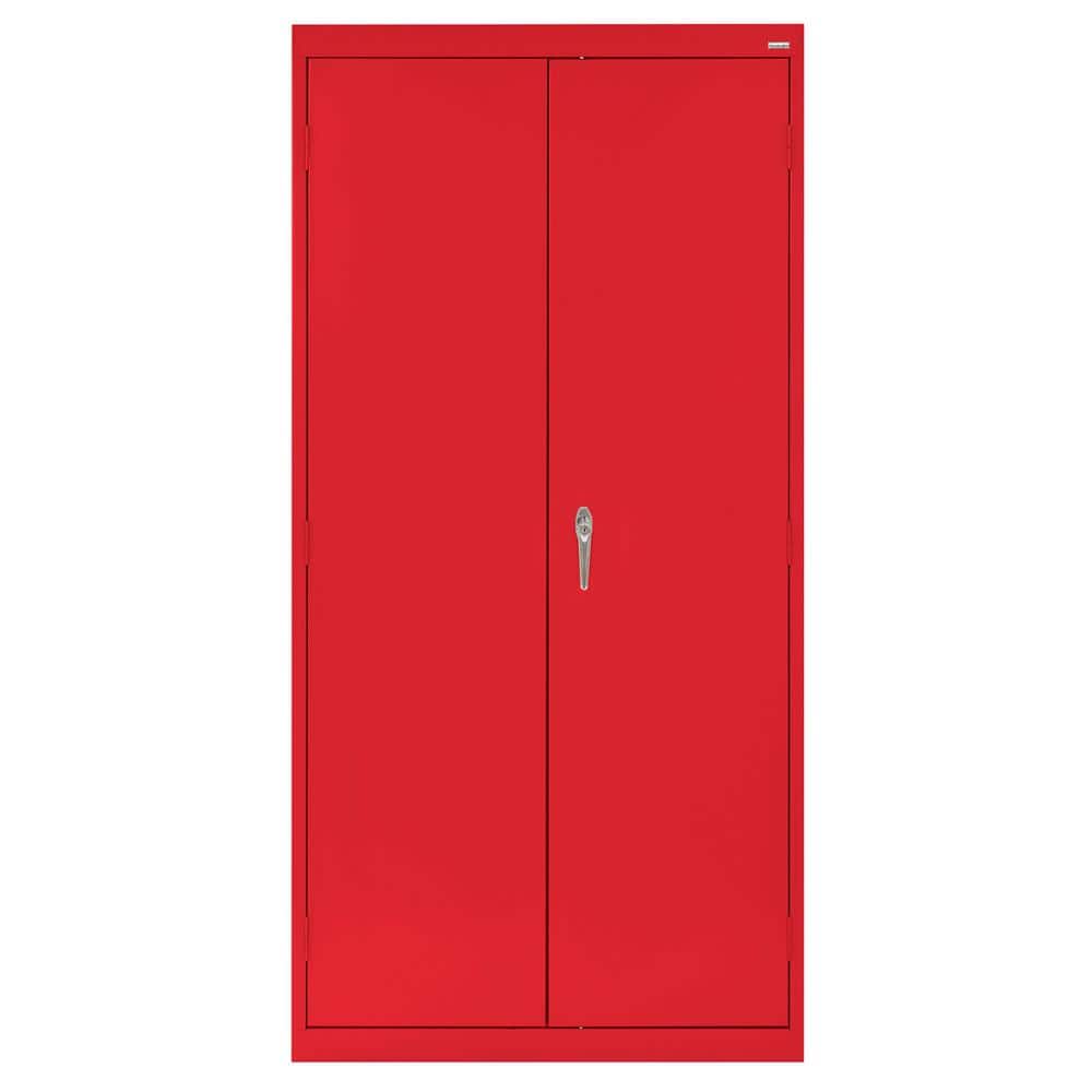 Classic Series Preassembled Steel Garage Freestanding Cabinet in Red ( 36 i