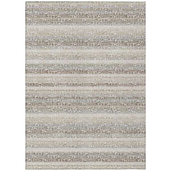 Chantille Machine Washable Indoor/Outdoor Abstract ACN2855 Beige 10 ft. x 14 ft. Area Rug