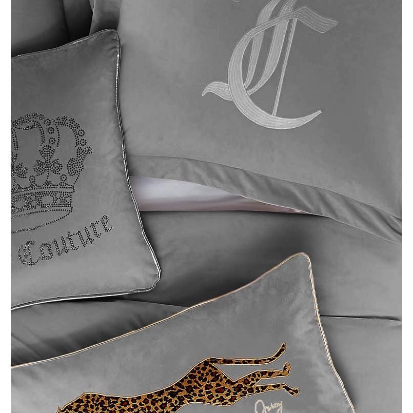 Gray King Microfiber Reversible Comforter Set