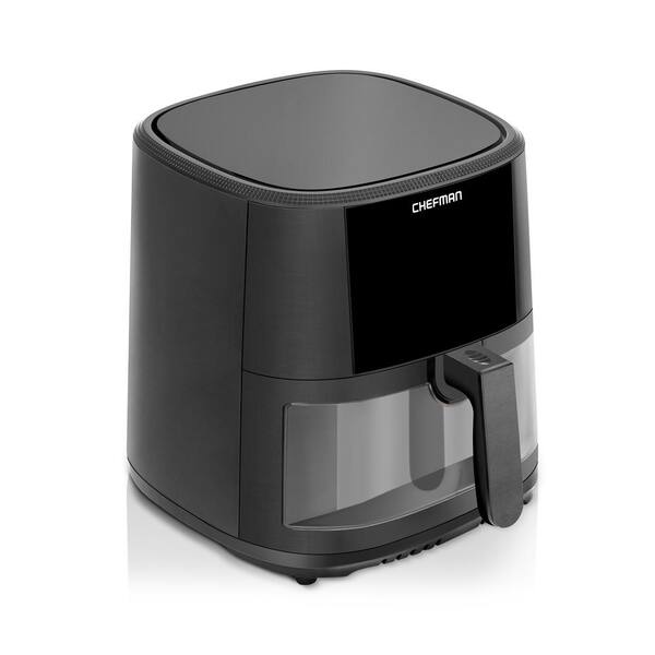 Chefman 8 qt. Black Air Fryer with Probe Thermometer, 8Preset