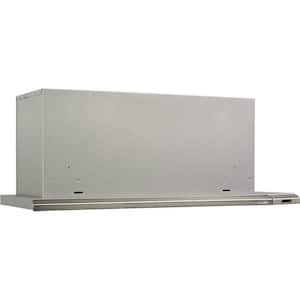 15000 Silhouette 30 in. 490 Max Blower CFM Under-Cabinet Slide-Out Range Hood with Light in Brushed Aluminum