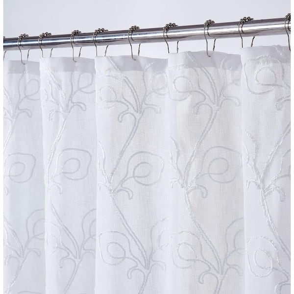 Deals Luxury Embroidered CROSS Shower Curtain