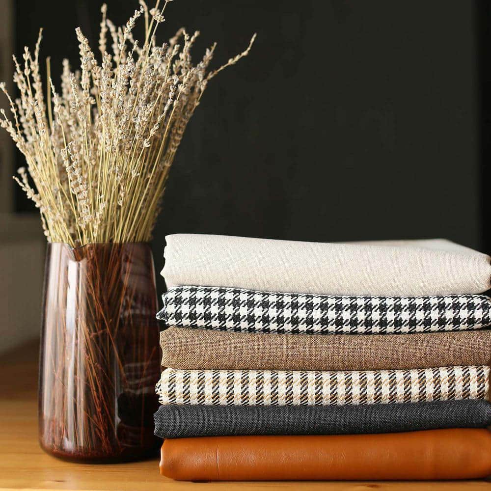 Boho-Chic Black, Ivory, and Brown Faux Leather Pillow Covers