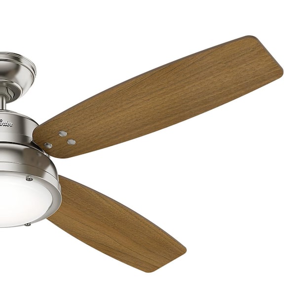 Hunter Fairhaven 52 In Brushed Nickel Ceiling Fan With Remote Control