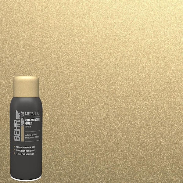 11 oz. #SP-208 Champagne Gold Matte Interior/Exterior Metallic Spray Paint  Aerosol