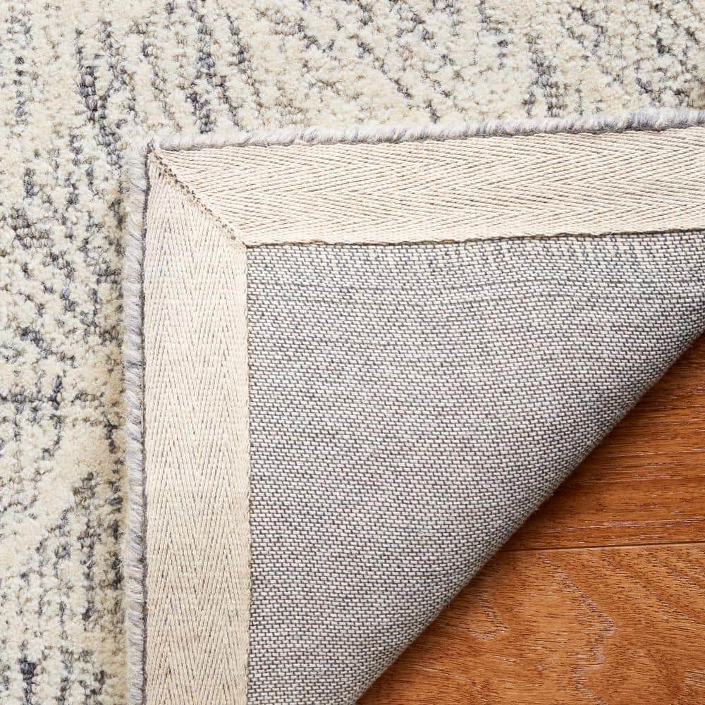 Ivory Wool 4' x 6' Hand-Tufted Rectangular Area Rug