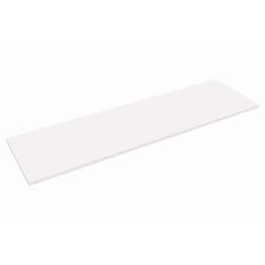 Selectives 48 in. L x 14 in. D White Laminate Wall Mounted Shelf