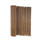 Vigoro 6 ft. H x 8 ft. W Carbonized Bamboo Fence 4477419 - The Home Depot