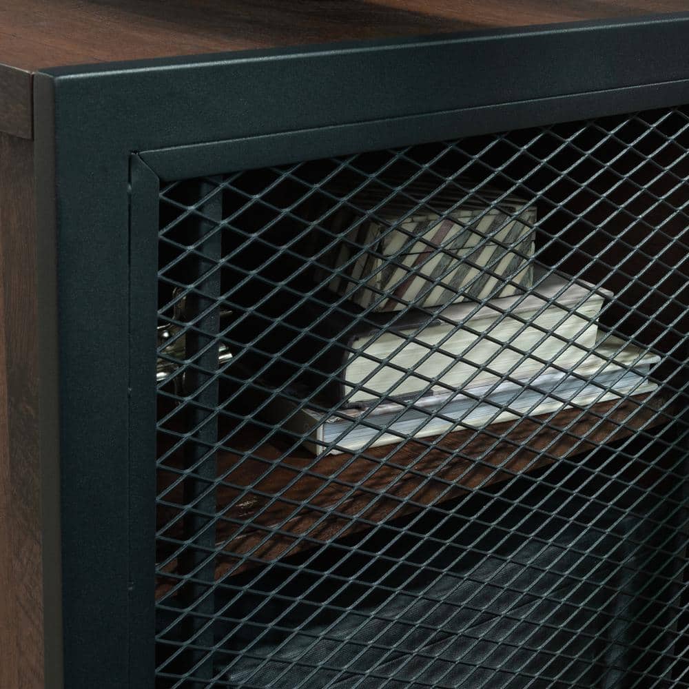 Briarbrook Barrel Oak 60" Modern TV Credenza with Adjustable Shelves