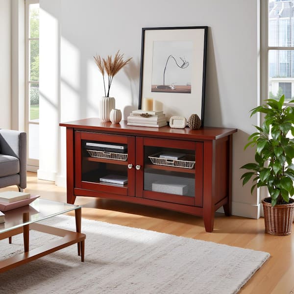 Alaterre Furniture Shaker Cottage 36 in. TV Stand Cabinet, Media