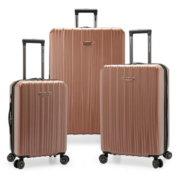Unbranded Dana Point 3-Piece Lightweight Expandable Hardshell Luggage Set with USB Port