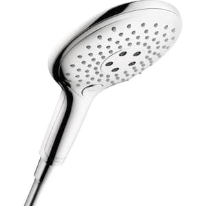 Raindance 3-Spray Patterns with 2.0 GPM 6 in. Wall Mount Handheld Showerhead in Chrome