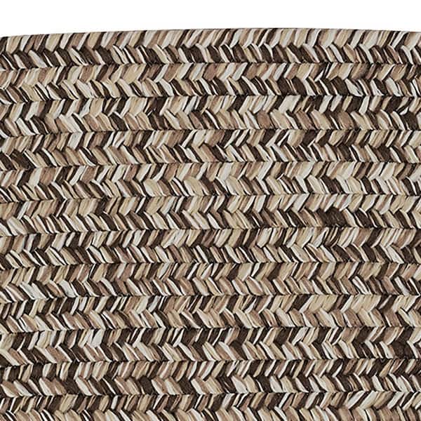 Old Farm Natural 3 ft. x 5 ft. Tweed Indoor/Outdoor Oval Area Rug