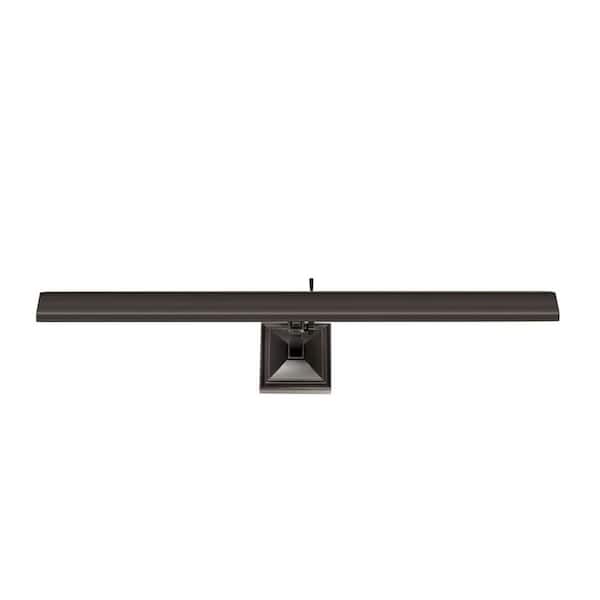 WAC Lighting Hemmingway 24 in. Rubbed Bronze LED Adjustable Picture Light, 2700K