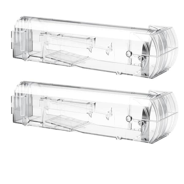 Phewnyzo 12.6 in. Enlarged Humane Mouse Trap with Robust Metal Door (2-Pack)