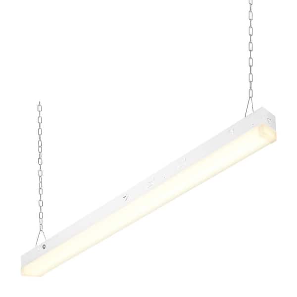 Maxxima 4 ft. 40-Watt LED Linear Strip Shop Light, White