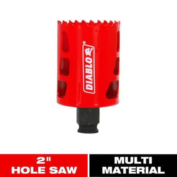 2 in. Bi-Metal Hole Saw with 2-3/8 in. Cutting Depth