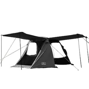 Black SUV Car Tent, Tailgate Shade Awning Tent for Camping
