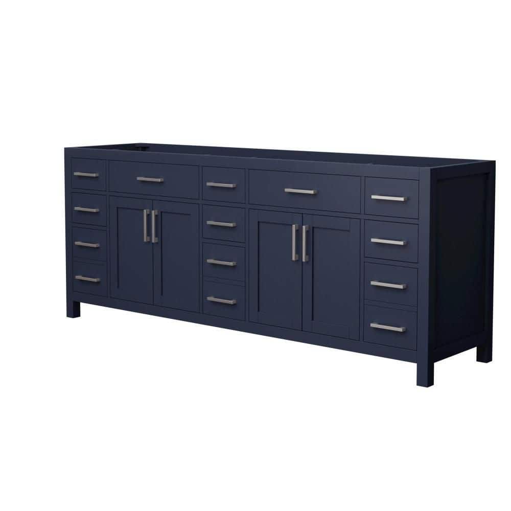 Beckett 83 in. Bath Vanity Cabinet without Top in Dark Blue price history on PriceWatchPro