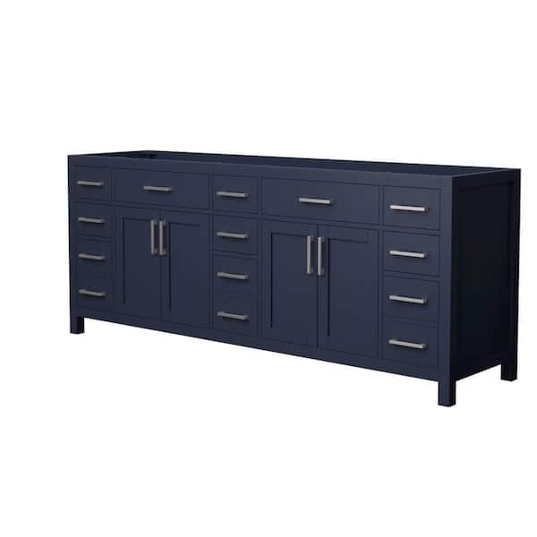Wyndham Collection Beckett 83 in. Bath Vanity Cabinet without Top