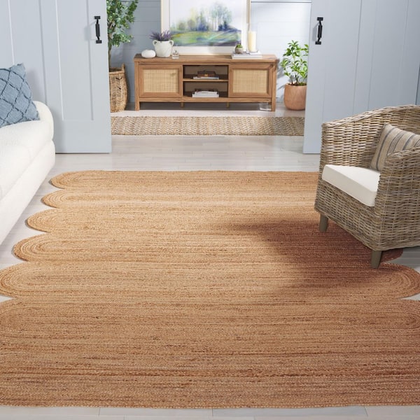 Natural Fiber 8 ft. x 10 ft. Natural Woven Gradient Area Rug