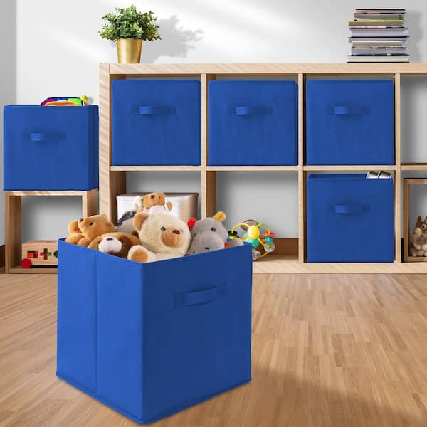 Blue Blue BLOODOWN 140F 8個セット Casafield Royal Blue 13 in. x 13 in. Fabric Collapsible Cubes