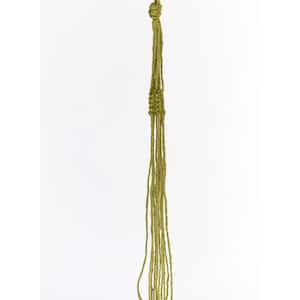 36 in. Green Colored Jute Plant Hanger
