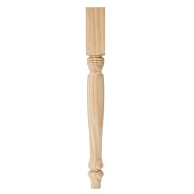 21-1/4 in. Country Pine Table Leg