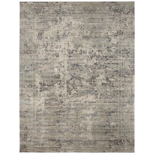 Graphite Greys 8 ft. 9 in. x 11 ft. 10 in. Area Rug