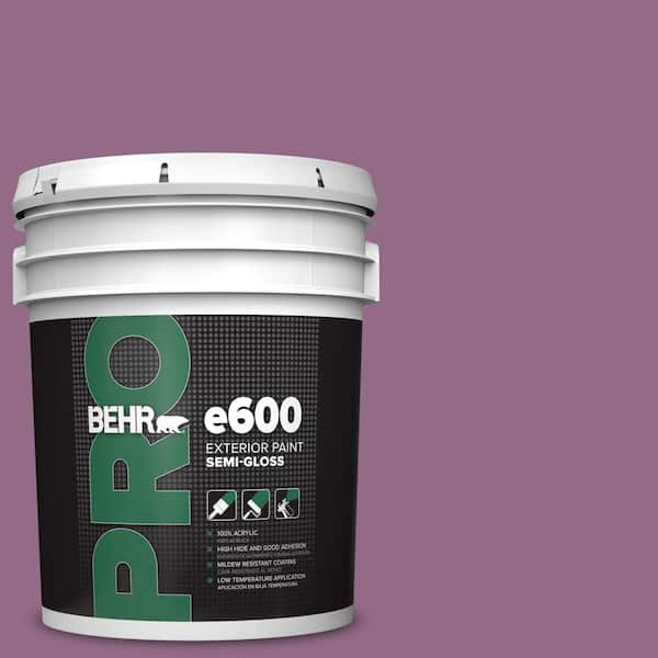 BEHR PRO 5 gal. #680D-6 Lantana Semi-Gloss Exterior Paint