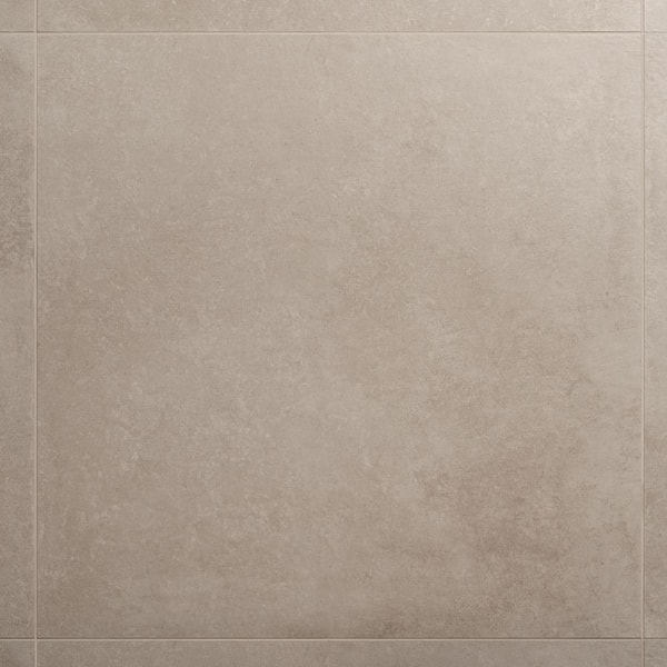 Urbane Cream Beige 35.43 in. x 35.43 in. Matte Porcelain Floor and Wall Tile (17.43 sq. ft./Case)