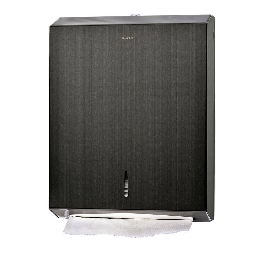 Stainless Steel Commercial Center-Pull C-Fold/Multi-Fold Wall-Mount Paper T