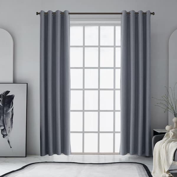 Lyndale Decor Clarkson Blackout Curtain, Design Decor Curtains Aberdeen White