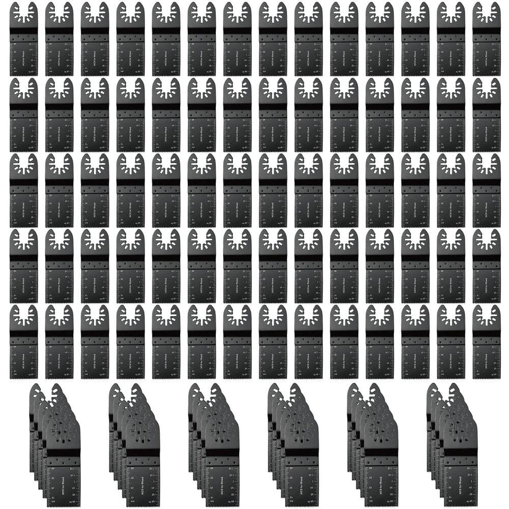 100Pcs High Carbon Steel Stainless Steel Oscillating Tool Saw Blades for Wood Plastic Soft Metal Cutting price history on PriceWatchPro