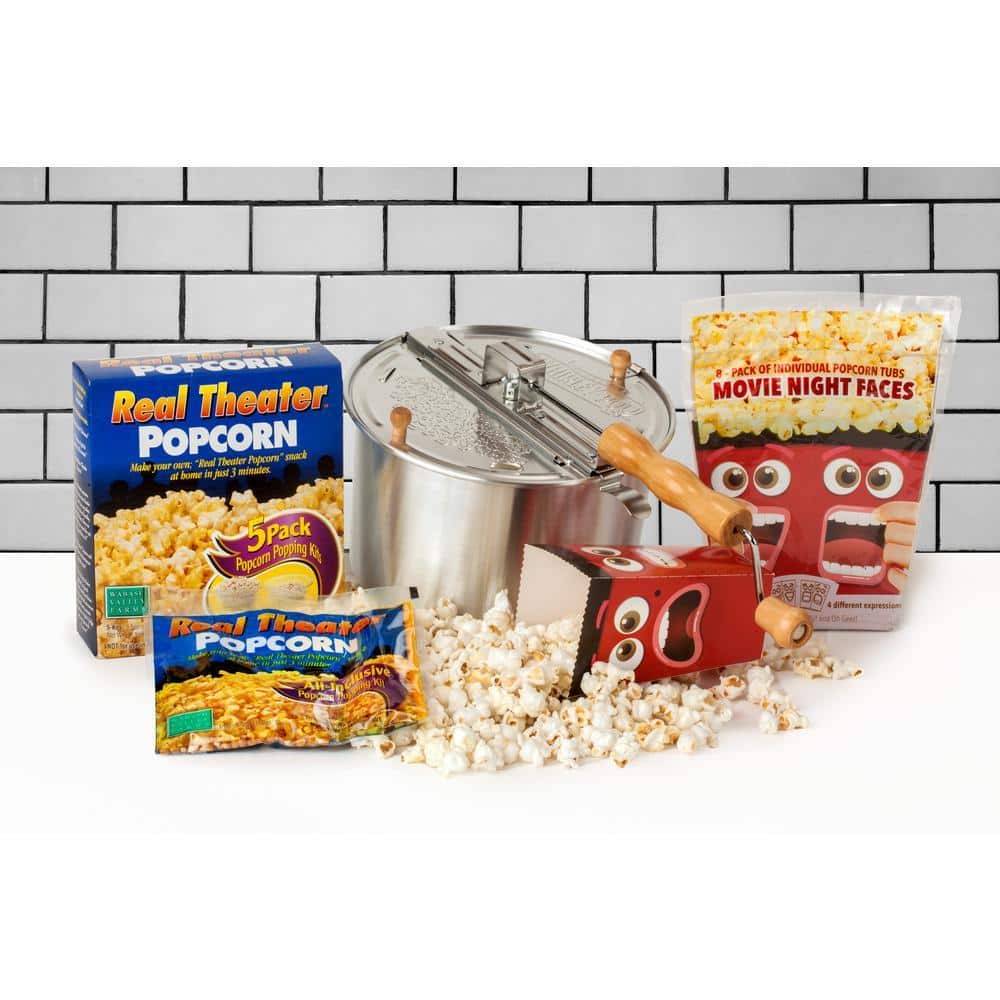 pt141 and popper Toastmaster Stir Popcorn Whirley Pop 6 Qt. Aluminum