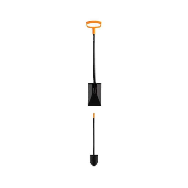 Steel D-handle Garden Spade and 57 in. Long-handled Digging Shovel Combo