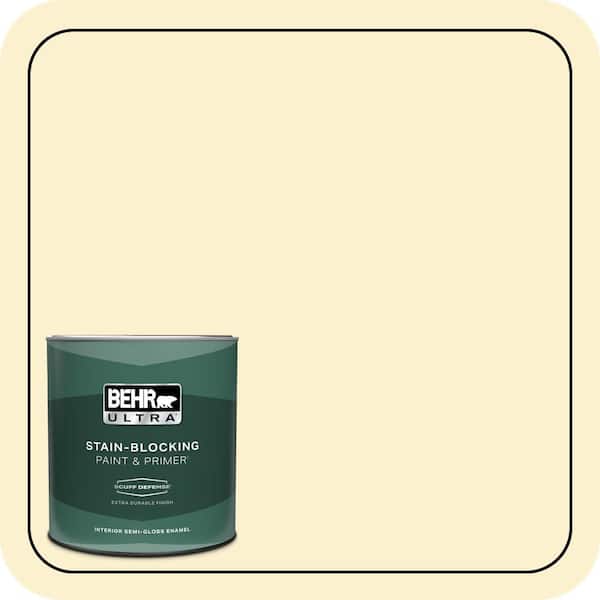 BEHR ULTRA 1 qt. #P280-1 Summer Bliss Extra Durable Semi-Gloss Enamel Interior Paint & Primer